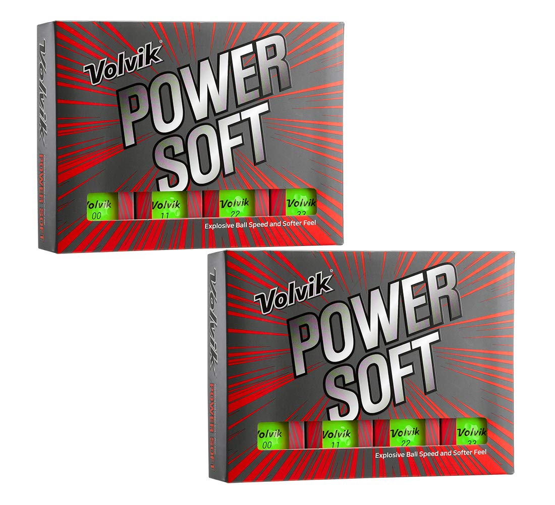 Volvik Power Soft Explosive Ball Speed Golf Balls Bundle Gift Set