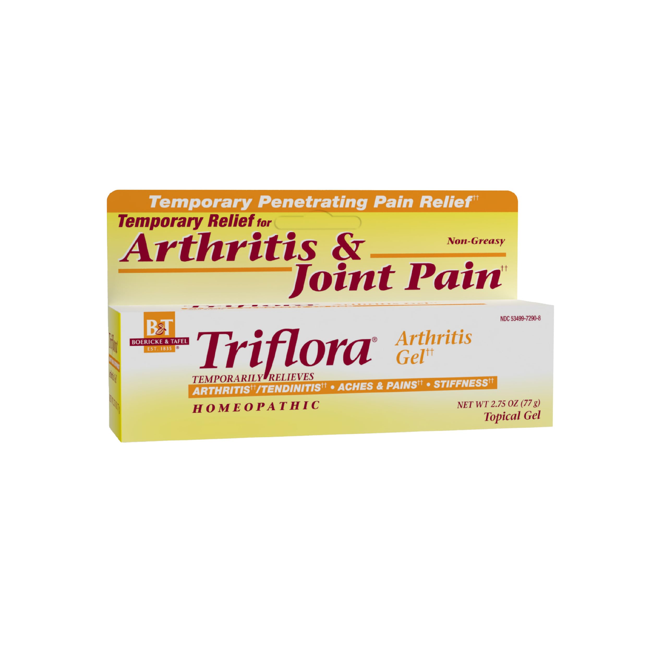 Boericke and Tafel Triflora Arthritis Topical Gel, Relief for Arthritis, Tendinitis, Joint Pain, and Stiffness*, 2.75 Ounce