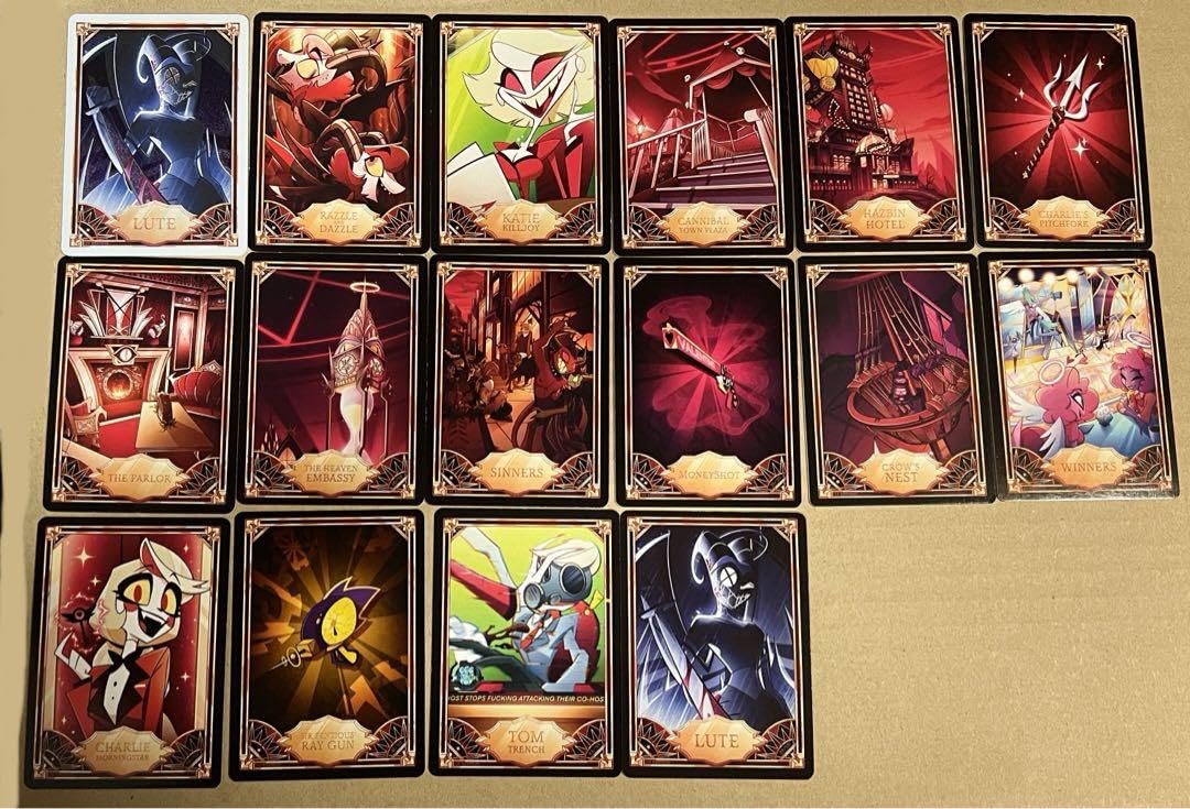 Hazbin Hotel Trading Card foil　まとめ売り Amazon.co.jp: hazbin hotel lute カード foil 他 .売り セット C