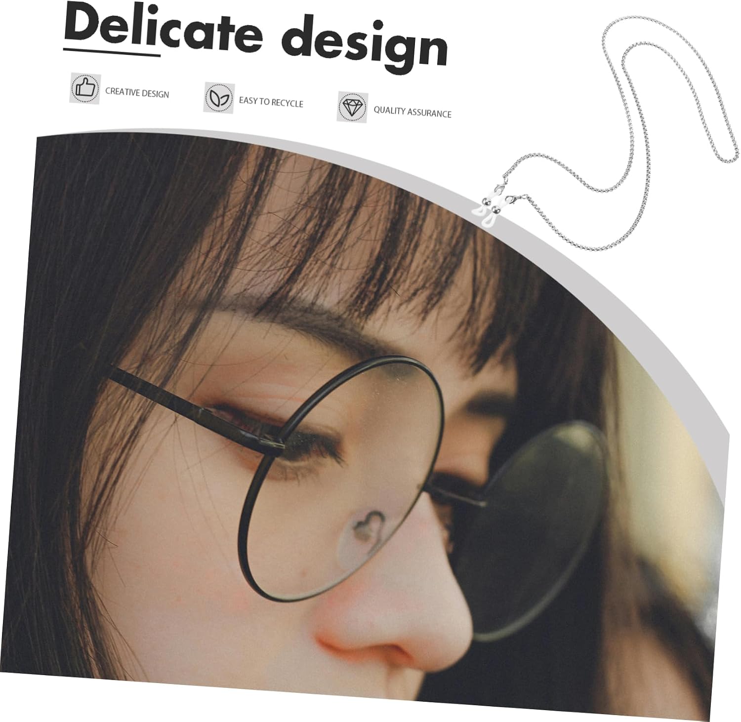 Ipetboom Glasses Chain Eye Glasses Holders Around Neck Eyeglass Lanyard Glasses Lanyard Glasses Cord Keep Glasses