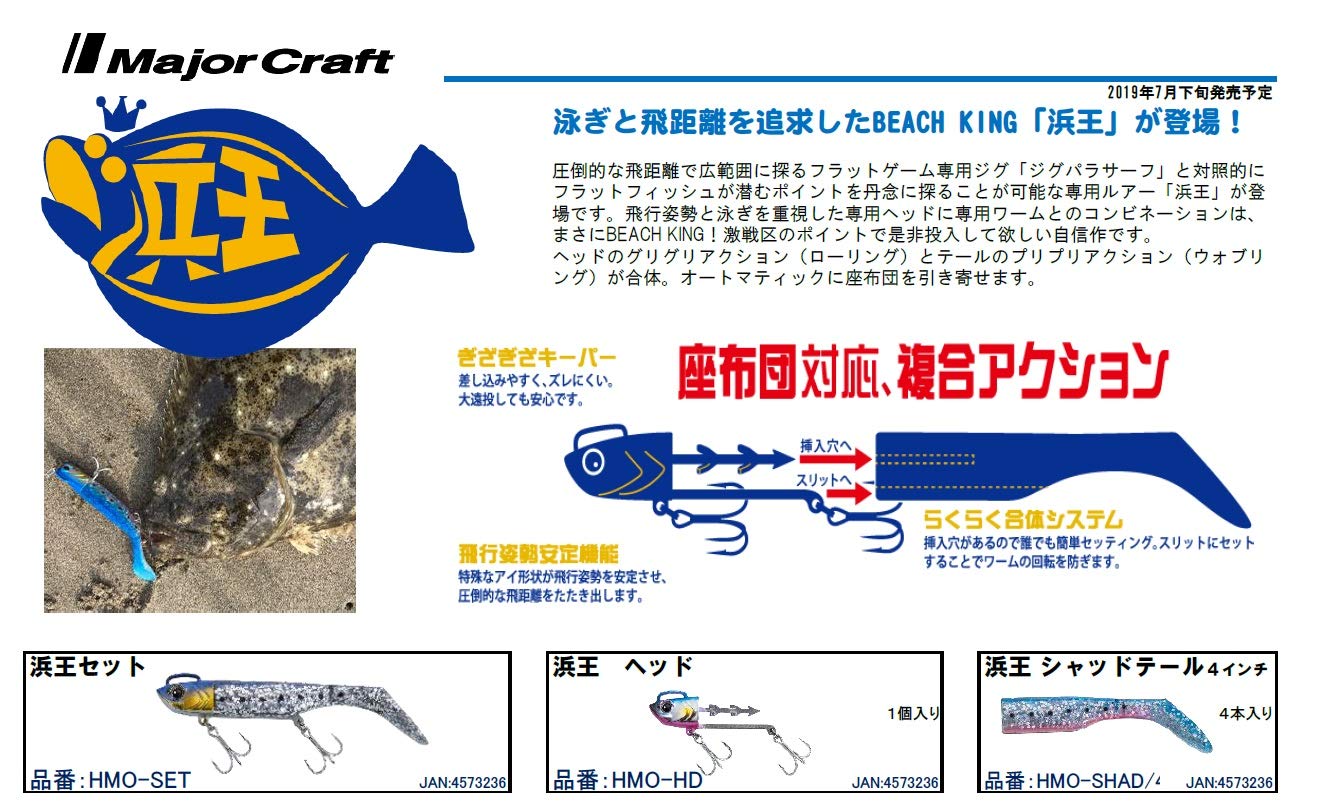 Major Craft HMO SET-21#4 Pink Gold Iwashi Flatfish Fishing Lure Set - Worm & Jig Head - View #10