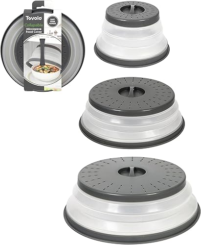 Vista 34 de Tovolo - Cubierta plegable mediana para microondas, rojo manzana de caramelo Azul (Blue Haze)