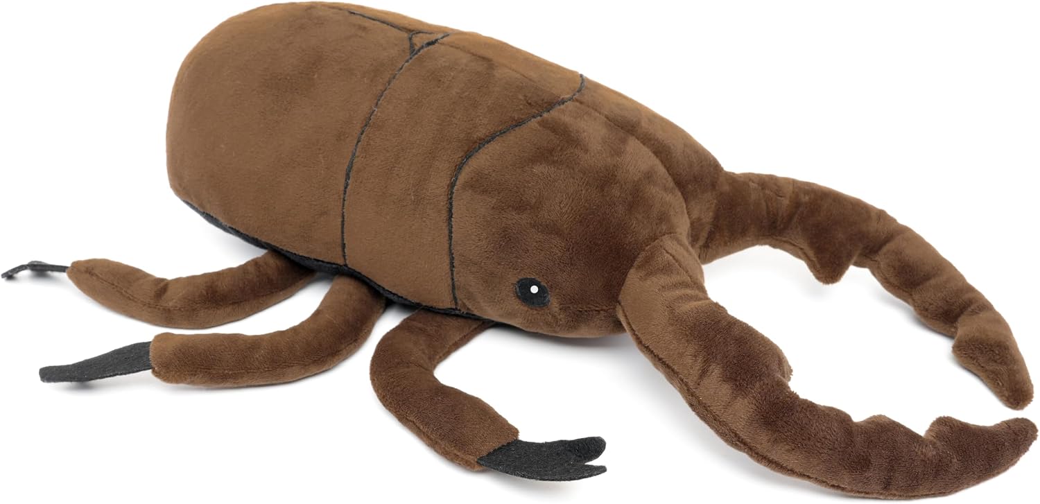 WEIGEDU Plush Stag Beetle Stuffed Insect Toy, 15 Inch