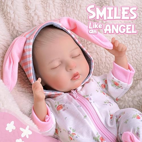 Miniatura 2 de BABESIDE Muñecas de bebé Reborn realistas  Muñeca de bebé recién nacida realista de vinilo de 12 pulgadas, muñecas de bebé de la vida real dulce