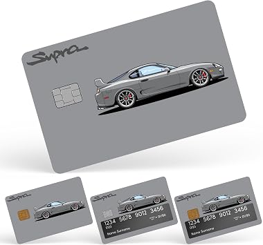 CUCU Covers Supra Credit Card Skin Debit Card Stickers for Key, Debit, Credit, Bank Card 4PCS Card Skin for Adults