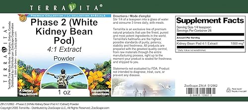 Miniatura 3 de Phase 2 (extracto de extracto 41 de vainas de frijol blanco, 1 oz, ZIN 512862) - Paquete de 3