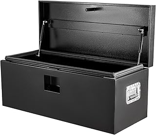 Garvee 36 Inch Black Steel Truck Bed Tool Box, Trailer Tongue Box, Truck Storage