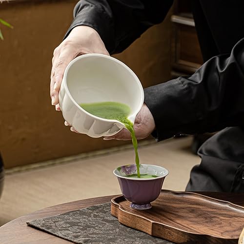 Miniatura 5 de Juego de batidor de matcha, juego de matcha incluye cuenco de cerámica para matcha, batidor de bambú, cuchara, soporte para Chasen, tamiz, kit