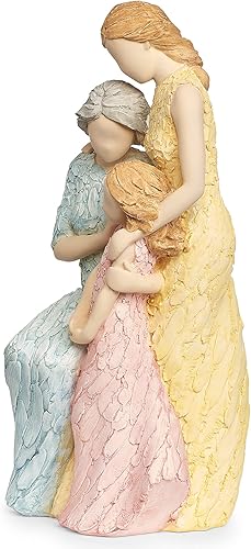 Miniatura 2 de Roman More Than Words, figura Moment in Time, 10.25 pulgadas de alto, resina y piedra, decoración, colección, duradera, duradera, decoración del