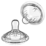 Nanobebe Flexy Silicone Bottles Nipples Triple Vented Twin-Pack - Suitable Only for Nanobebe Silicone Bottles - Fast Flow