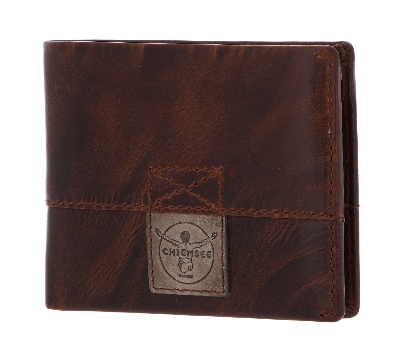 Porte-monnaie Kuba Chiemsee en cuir véritable marron avec compartiments - 5
