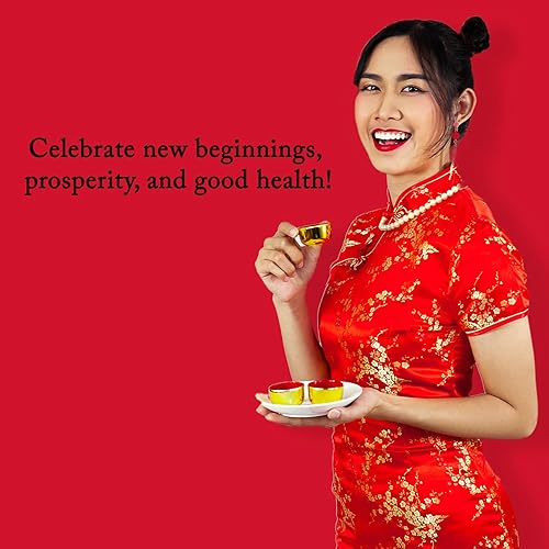 Miniatura 5 de Cesta de regalo de té chino de Año Nuevo por La Tea Dah  Té gourmet de frambuesa Oolong y té de saúco de hierbas  Regalos del año del conejo