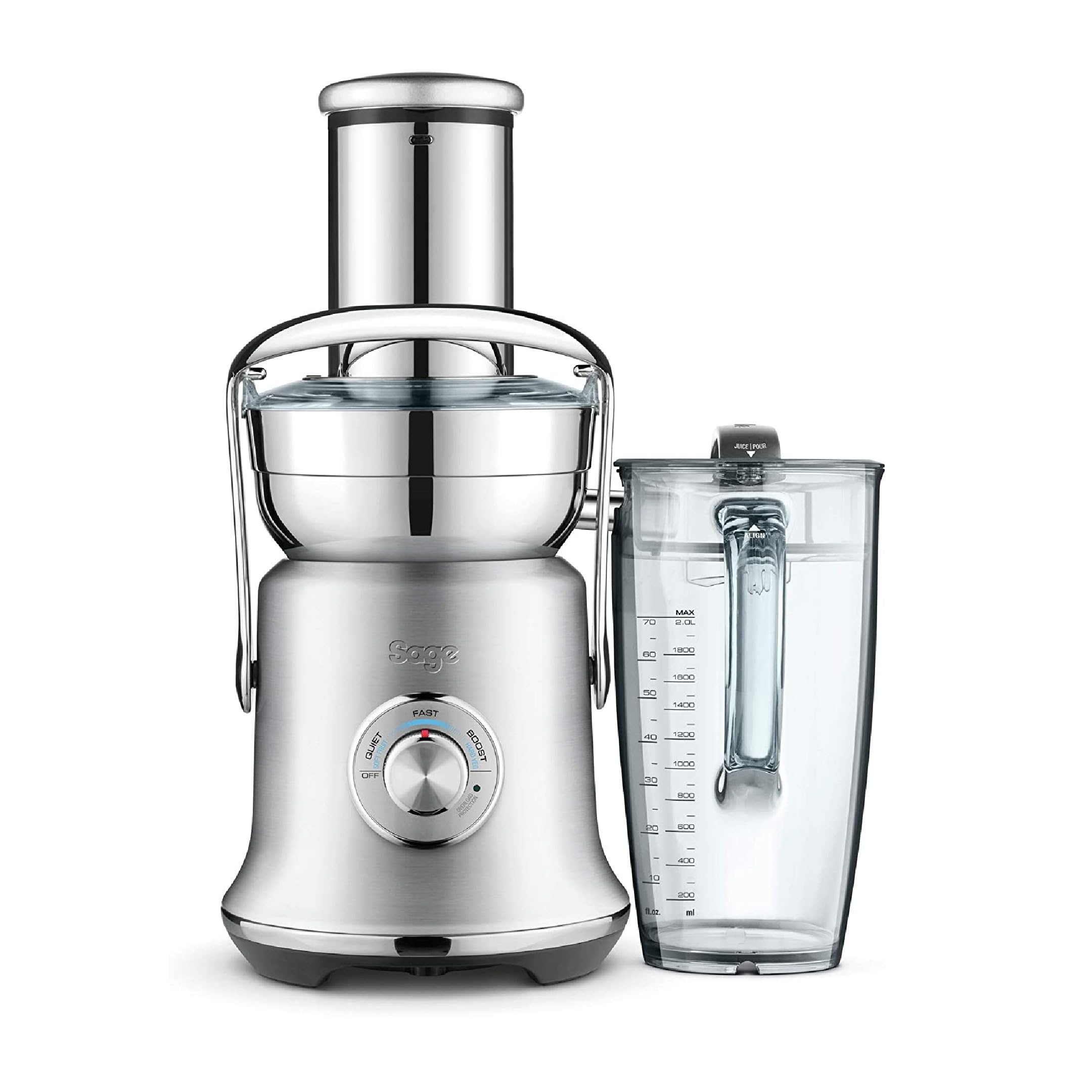 Sage - The Nutri Juicer Cold XL - Spremiagrumi, Frullatore - Acciaio Inox Spazzolato