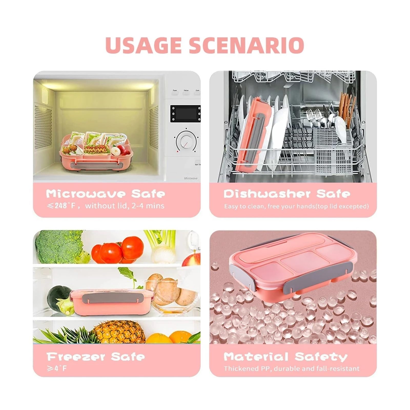 1L Plastic Electric Lunch Box Food Warmer Portable Heater for Home - Leak Proof Lunch Heating Microwave Food Containers(Blue)
