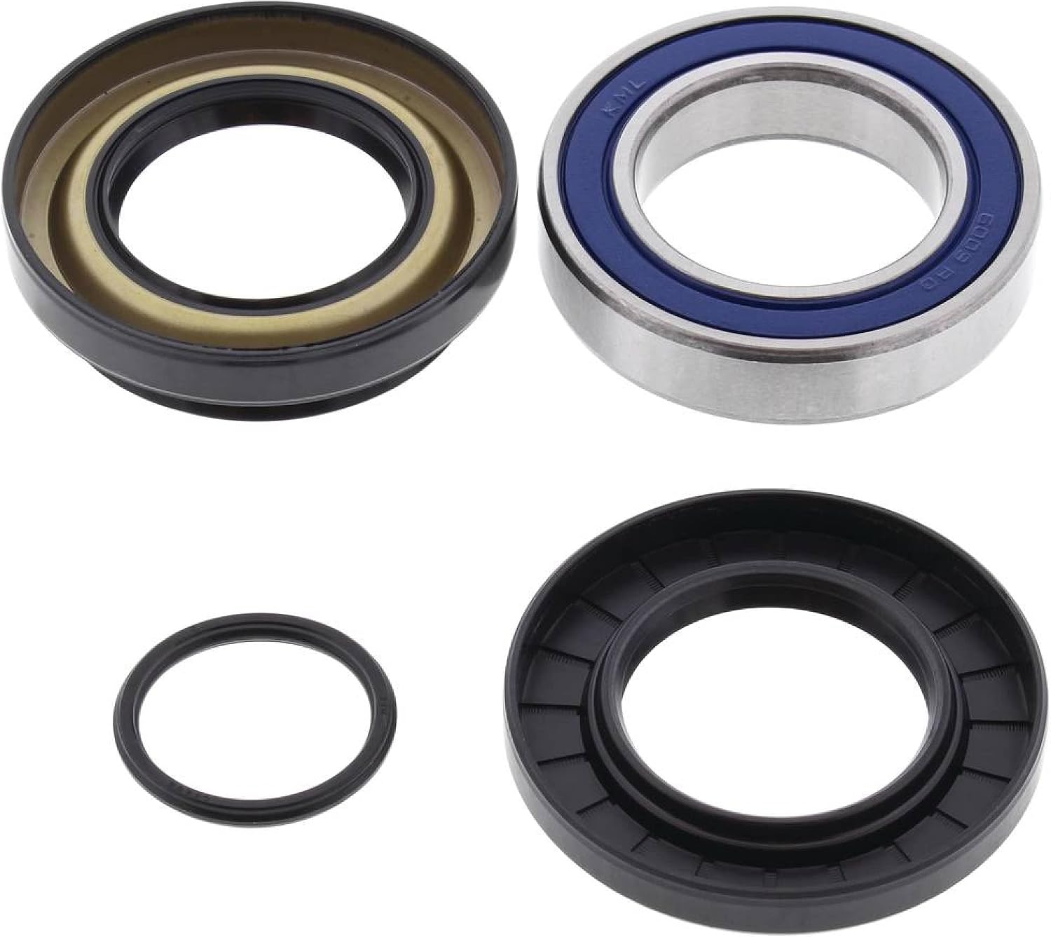 All Balls Racing 25-1580 Wheel Bearing and Seal Kit Compatible with/Replacement for Honda