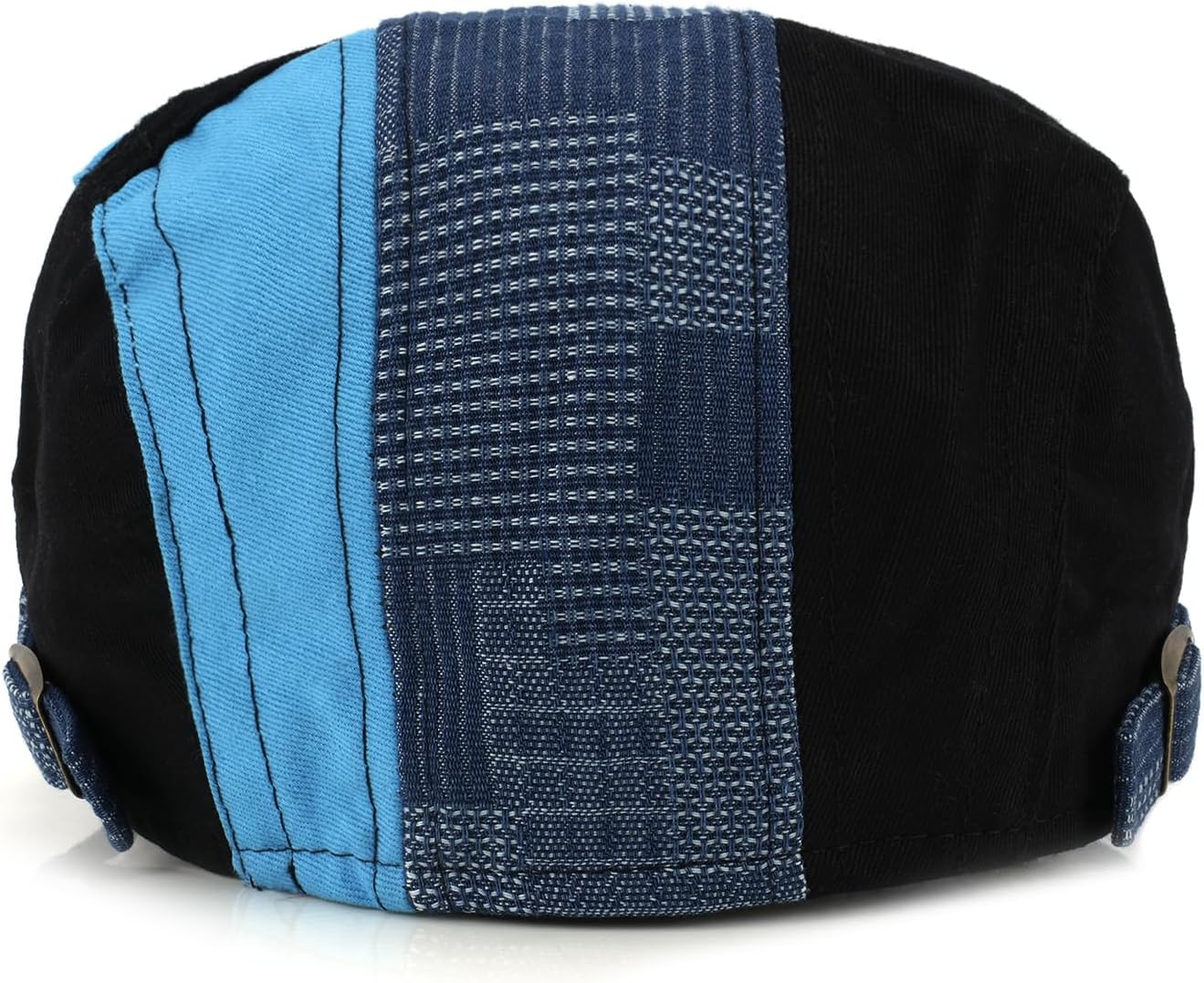 MOACC M Men's Beret Hat Cotton Buckle Adjustable Newsboy Hats for Men Driving Flat Caps Cabbie Gatsby Cap - Image 4