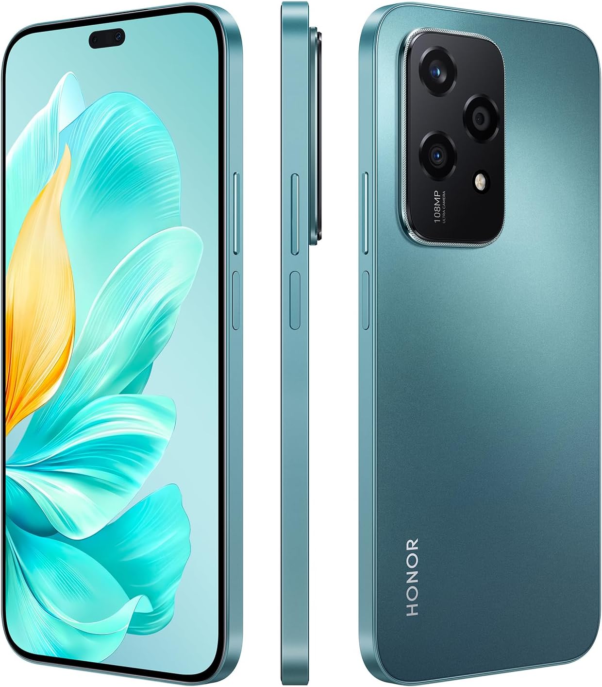 HONOR 400 Lite Smartphone 5G Dual SIM NFC, 8GB RAM 256GB Memoria, 108MP Con Pulsante AI Telefono