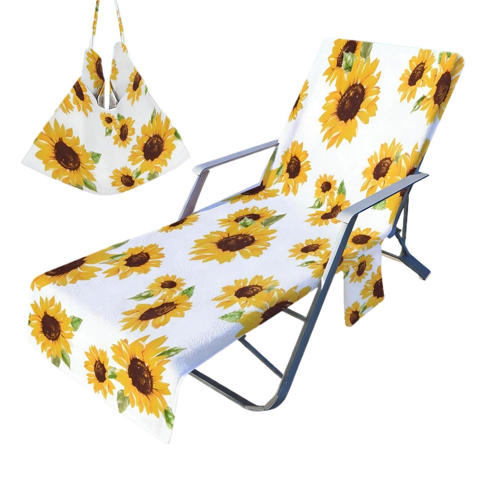 Serviette pour chaise longue antidérapante qui ne glisse plus au soleil