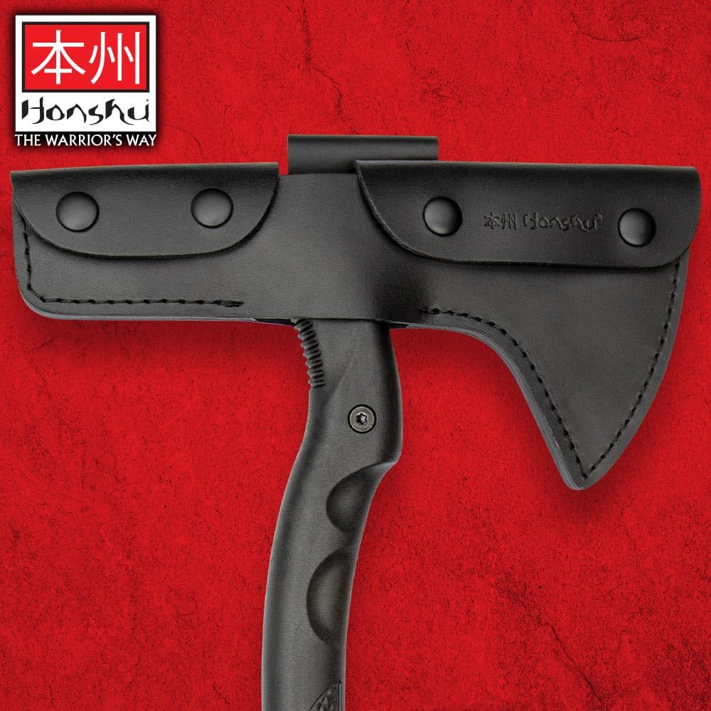 Honshu Karito Tomahawk Axe | Savage Blend of Tradition and Innovation | Premium Leather Sheath