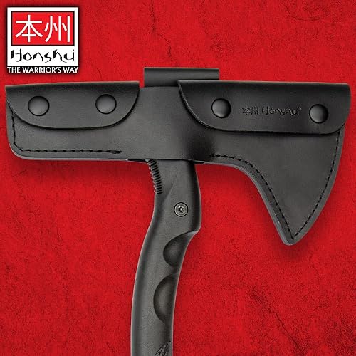 Miniatura 3 de Honshu Karito Tomahawk Axe  Mezcla salvaje de tradición e innovación  Funda de cuero premium