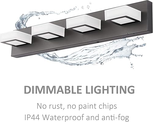 Miniatura 7 de Ralbay - Luces modernas de tocador de baño