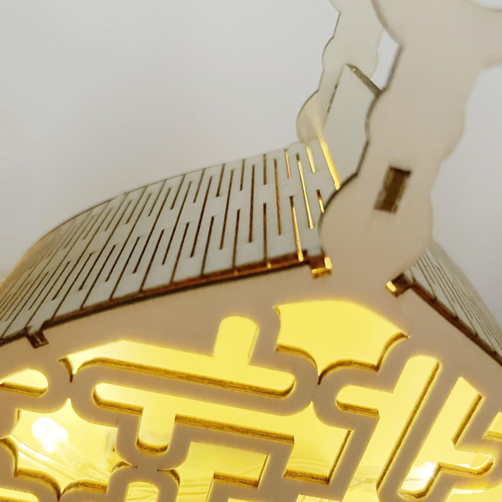 Calendario dell'Avvento per conto alla rovescia, decorazione con luci a LED, per matrimoni, Capodanno, feste di compleanno