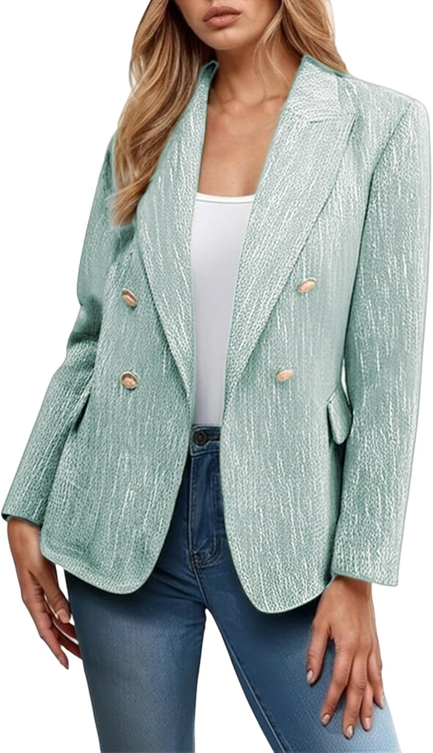Stylish suit jackets for women daily wear, versatile, suitable for fall outfits, pair perfectly with jeans and casual pants, easy design