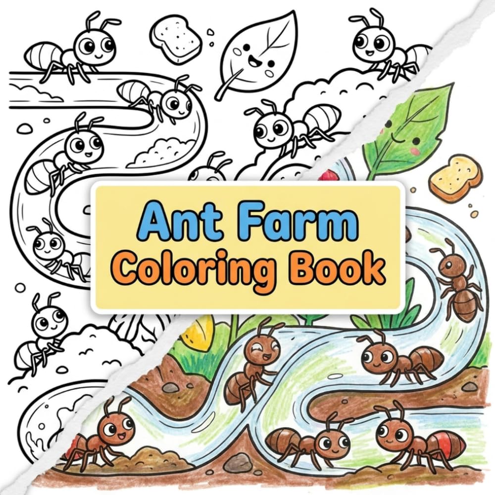 Ant Farm Coloring Book