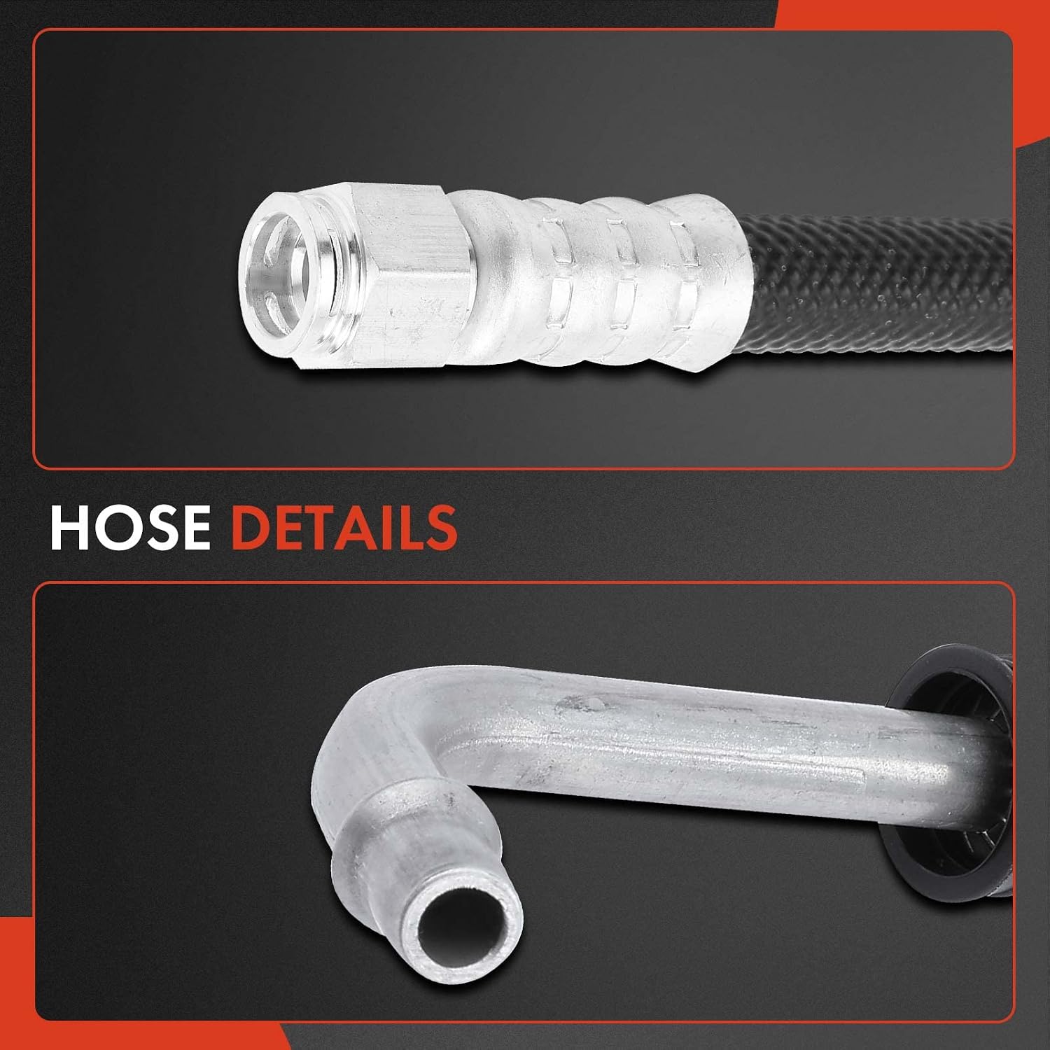 A-Premium Automatic Transmission Oil Cooler Line Hose Assembly Compatible with Chevrolet - 2010-2012 - Camaro