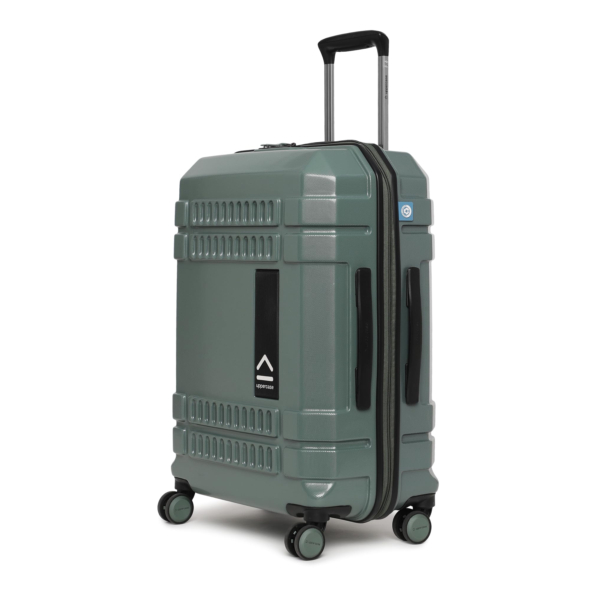 Bullet (Medium) 66 Cms, Check-In Trolley Bag, Hardsided Luggage Anti-Scratch 8 Wheel Luggage, Tsa Lock & Anti-Theft Zippers, Suitcase For Men & Women, 2000 Days Warranty (Green, Spinner)-image-12