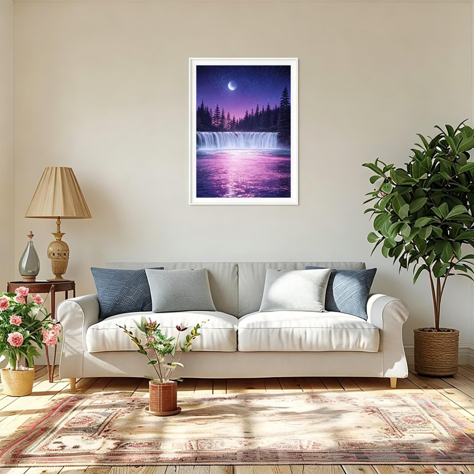 5D Paysage Diamond Painting Adulte Ronde Diamond Peinture 60x80cm-1446