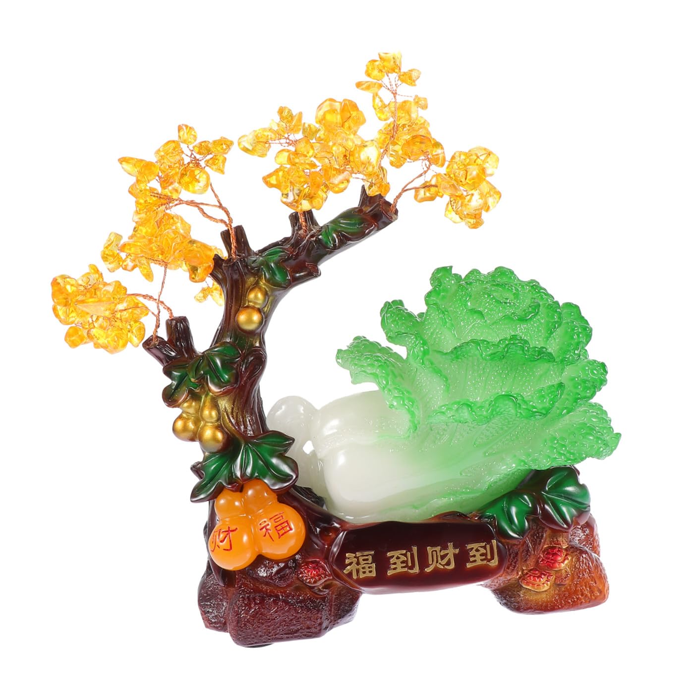 Résine de légume doré haut de gamme décoration maison et bureau