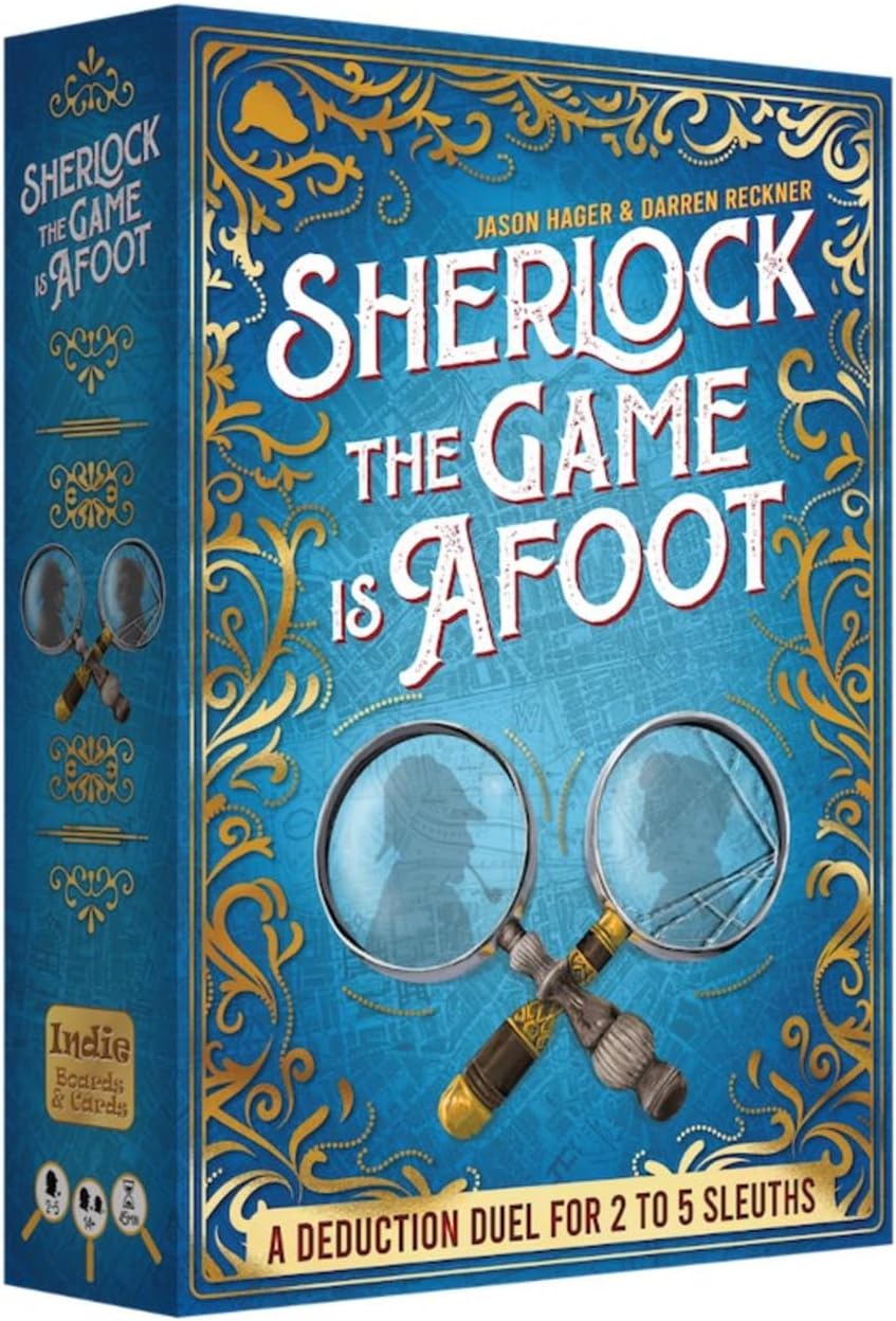 Sherlock The Game is Afoot by Indie Boards and Cards, Ages 14 and Up, 2 to 6 Players