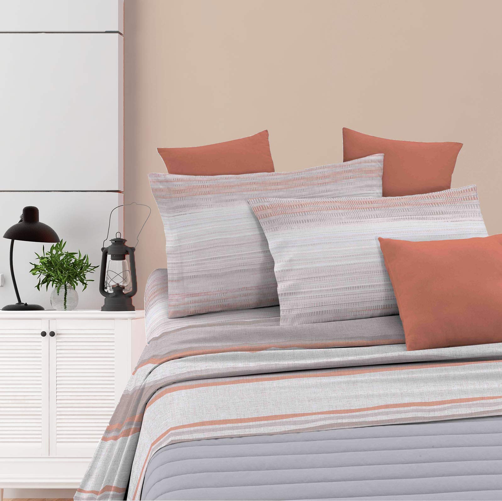 Bed Linen Set Athena, Damour Rosa, 2 PLACES