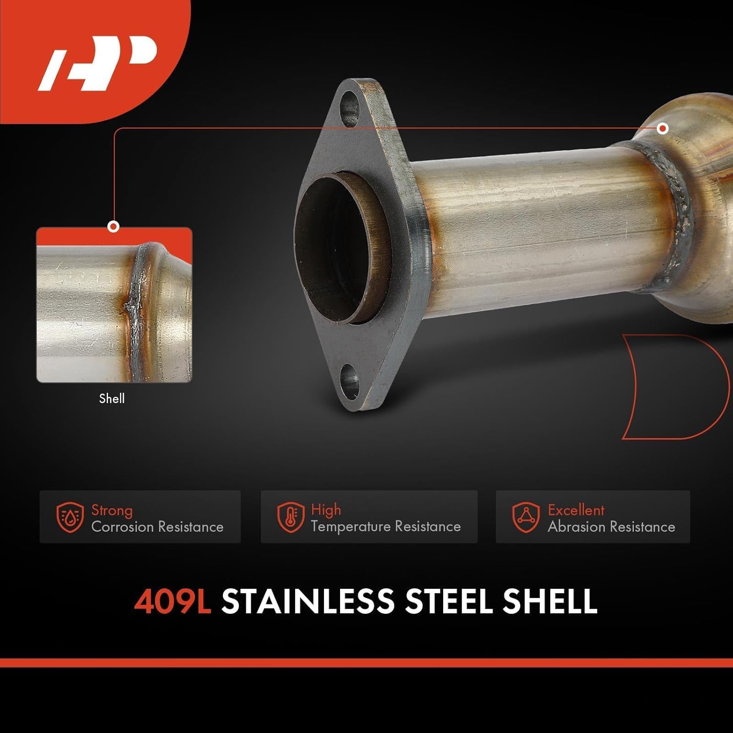 A-Premium Catalytic Converter Kit Direct-Fit Compatible with Toyota Tacoma 2005-2015 2.7L, EPA Compliant, Replace# 174100C100