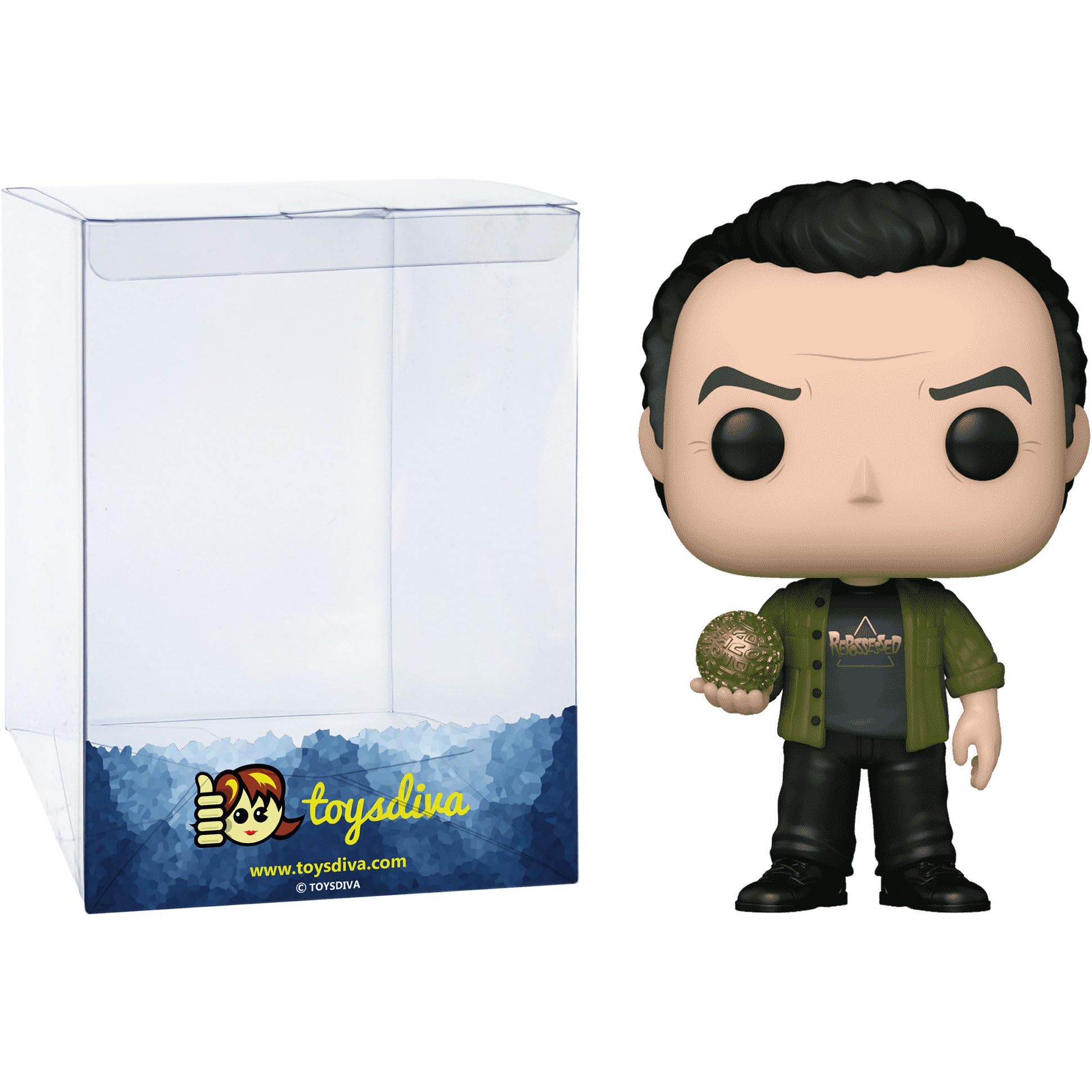 Ray Stantz [brilla en la oscuridad]: paquete de figuras de vinilo de películas con 1 protector gráfico compatible (1510-73387 - B)