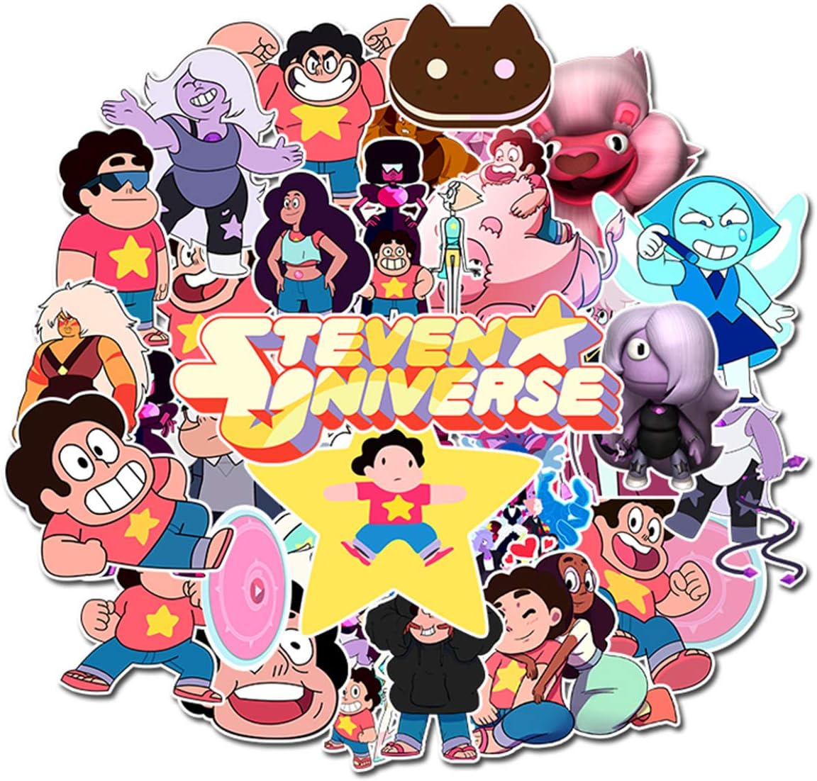 Decal Stickers 50 PCS Steven Universe Laptop Sticker