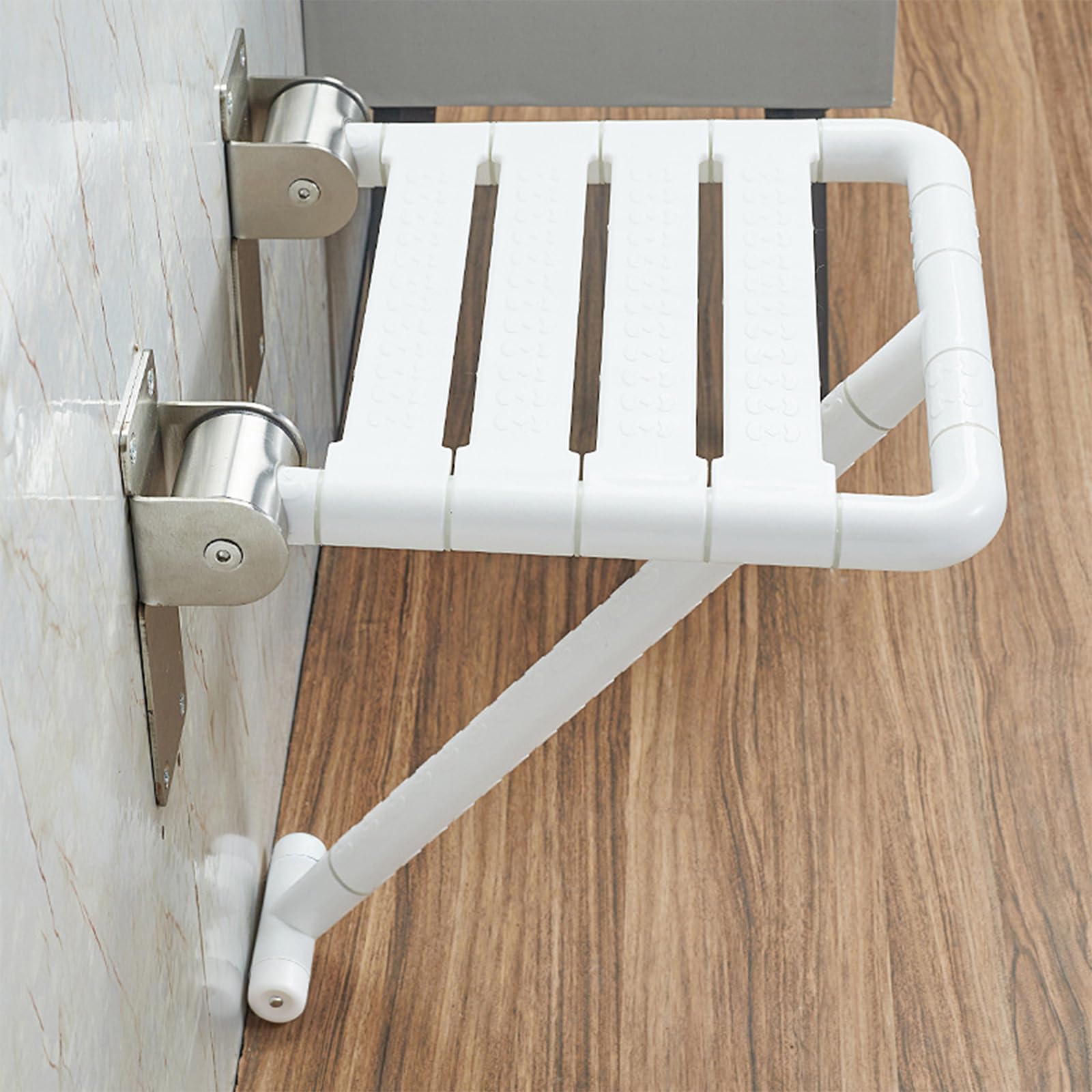 Silla Ducha Plegable, Asiento Ducha Plegable Pared Montada | Taburete de baño, Silla Abatible Ducha Montado en la Pared, Silla Antideslizante Plegable Cuarto Baño para Discapacitado