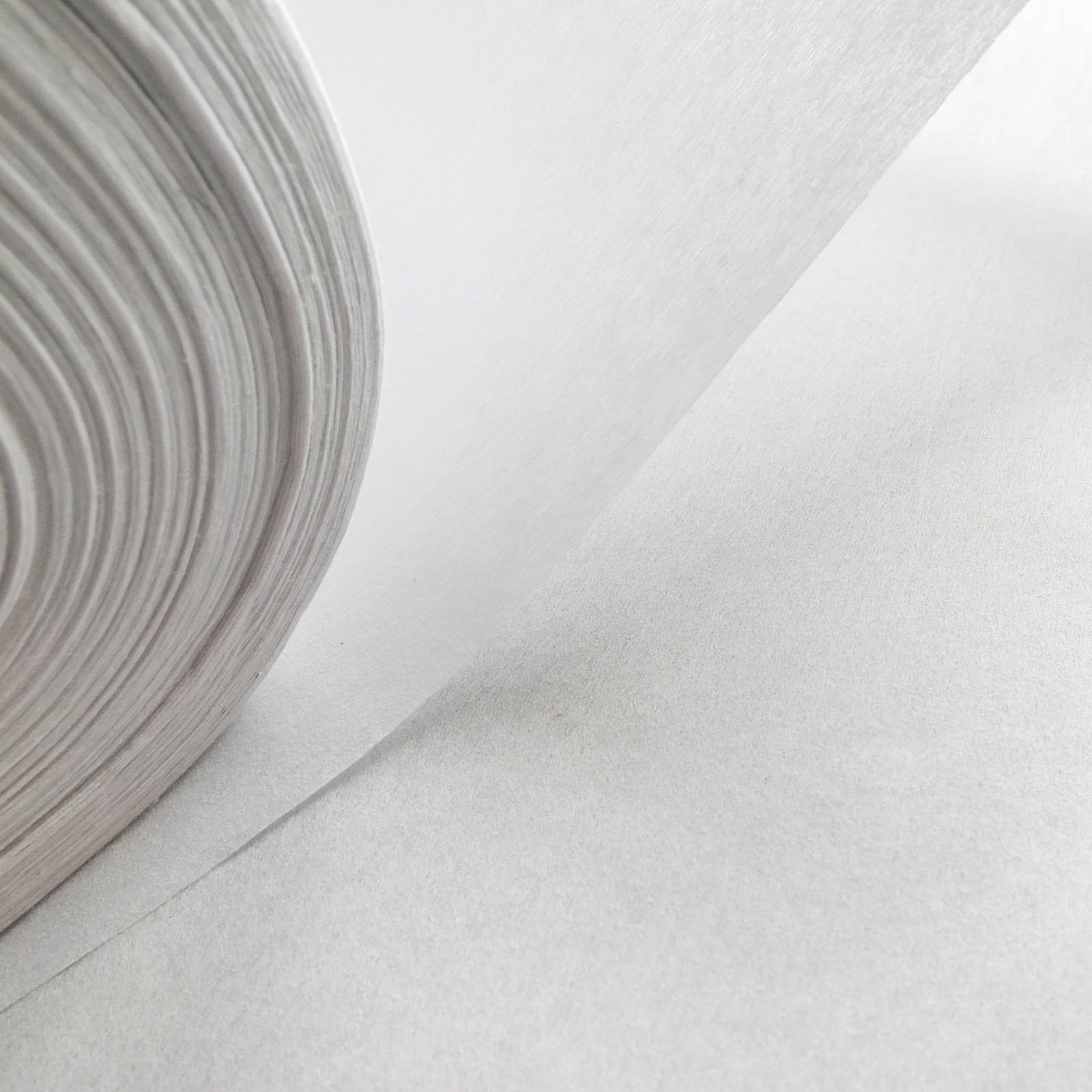 On Trend Fabrics White Heavy Weight Fusible Iron On Interfacing Sold By The Metre 90Cm Wide