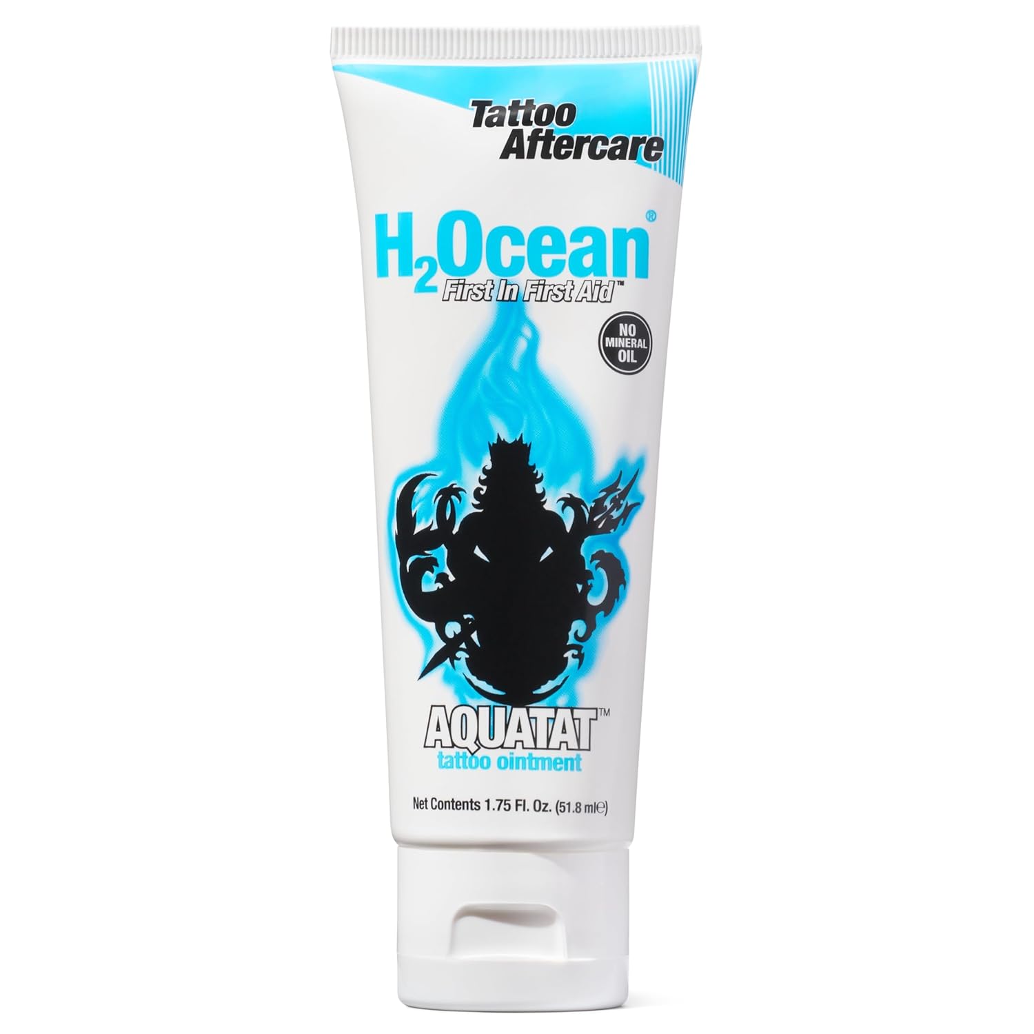 H2Ocean Aquatat Tattoo Healing Ointment – Tattoo Aftercare Cream for Tattoo Supplies – Fragrance- & Dye-Free Tattoo Care Ointment with Vitamins A & B – 1.75 oz H2Ocean Aquatat Tattoo Healing Ointment – Tattoo Aftercare Cream for Tattoo Supplies – Fragrance- & Dye-Free Tattoo Care Ointment with Vitamins A & B – 1.75 oz
