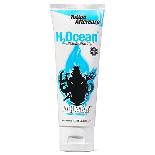 H2Ocean Aquatat - Ungüento curativo para tatuajes, crema para cuidado posterior del tatuaje para suministros de tatuajes, ungüento para el cuidado