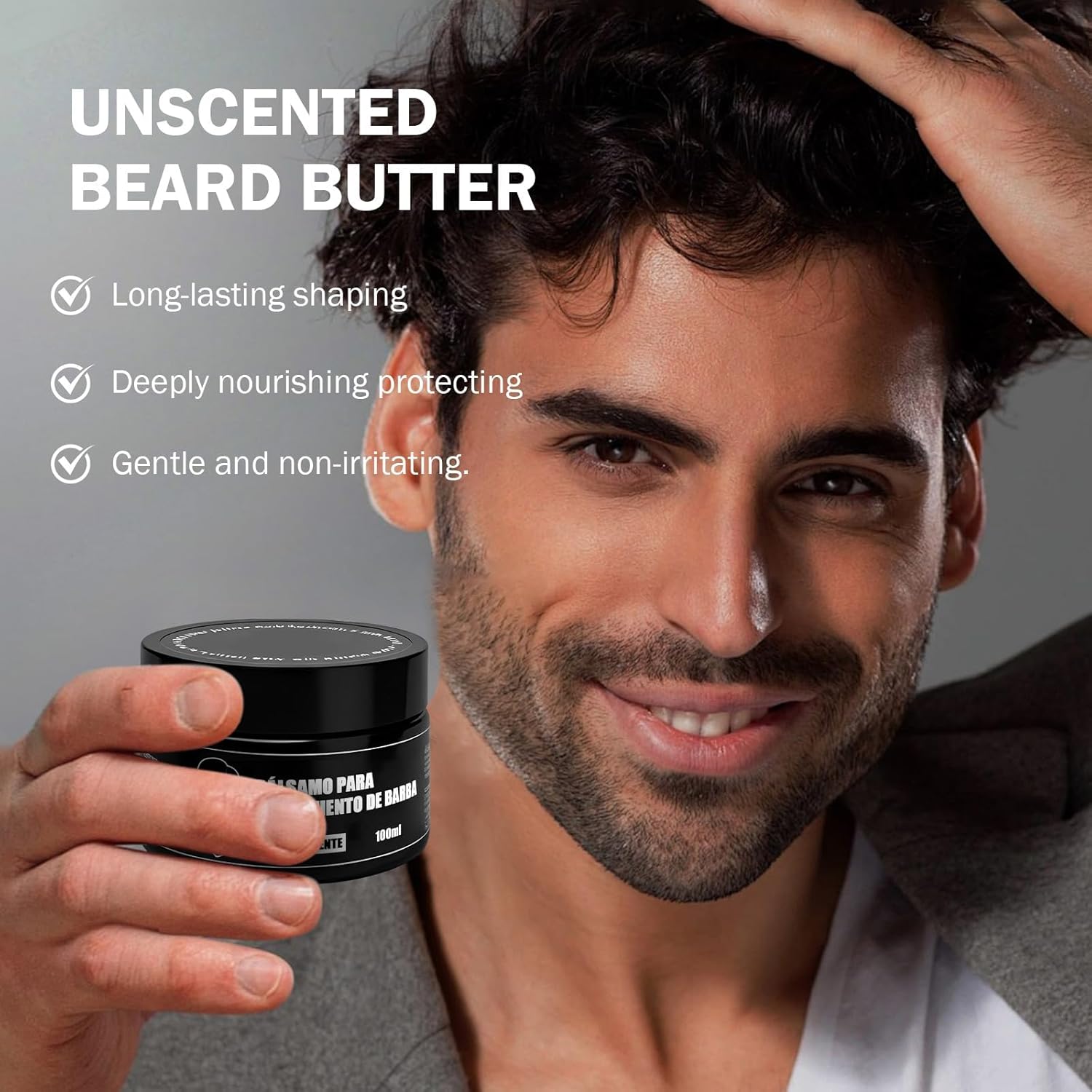 NEW Estimulante Apolo Para Barba，Bálsamo para Crecimiento de Barba，Ultra Potente Beard Stimulating Balm，Crema Para Barba，Beard Growth & Moisturizes & Strengthens ，100ML / 3.5OZ - Image 5