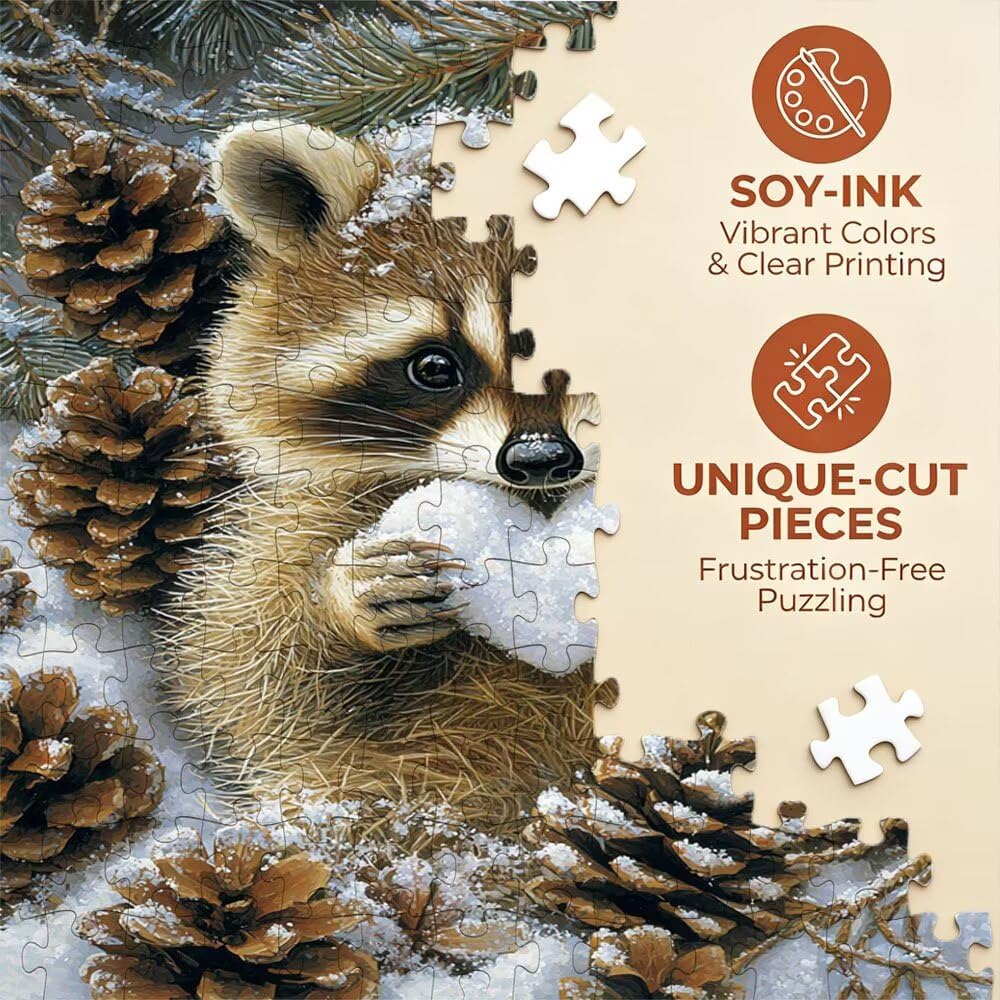 Puzzle 5000 Pezzi, Scoiattolo Pino 3D Puzzle per Adulti Impegnativo, Educa Puzzles Artistico, Divertente E Stimolante Puzzles Decorativo per La Famiglia, Regalo e Decorazione Pareti DX0YL6-868