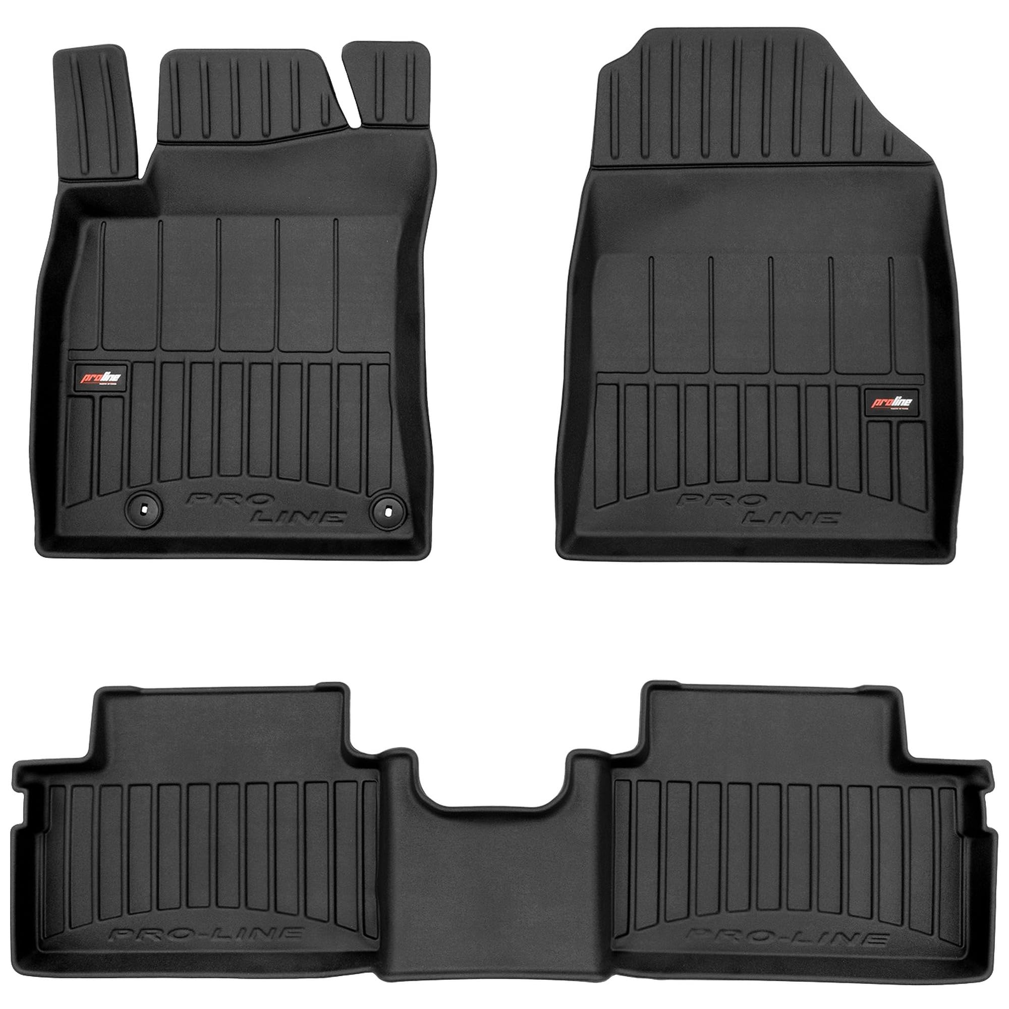 MOTOS Set Tappetini Auto In Gomma E PE Per Kia Proceed I (2007-2012) - Protezione Antiscivolo Bagagliaio