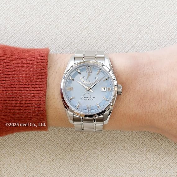 Orient Star Automatic Winding Watch Standard Mechanical Japanese Domestic Manufacturer 2 Years, ice blue, Bracelet Type