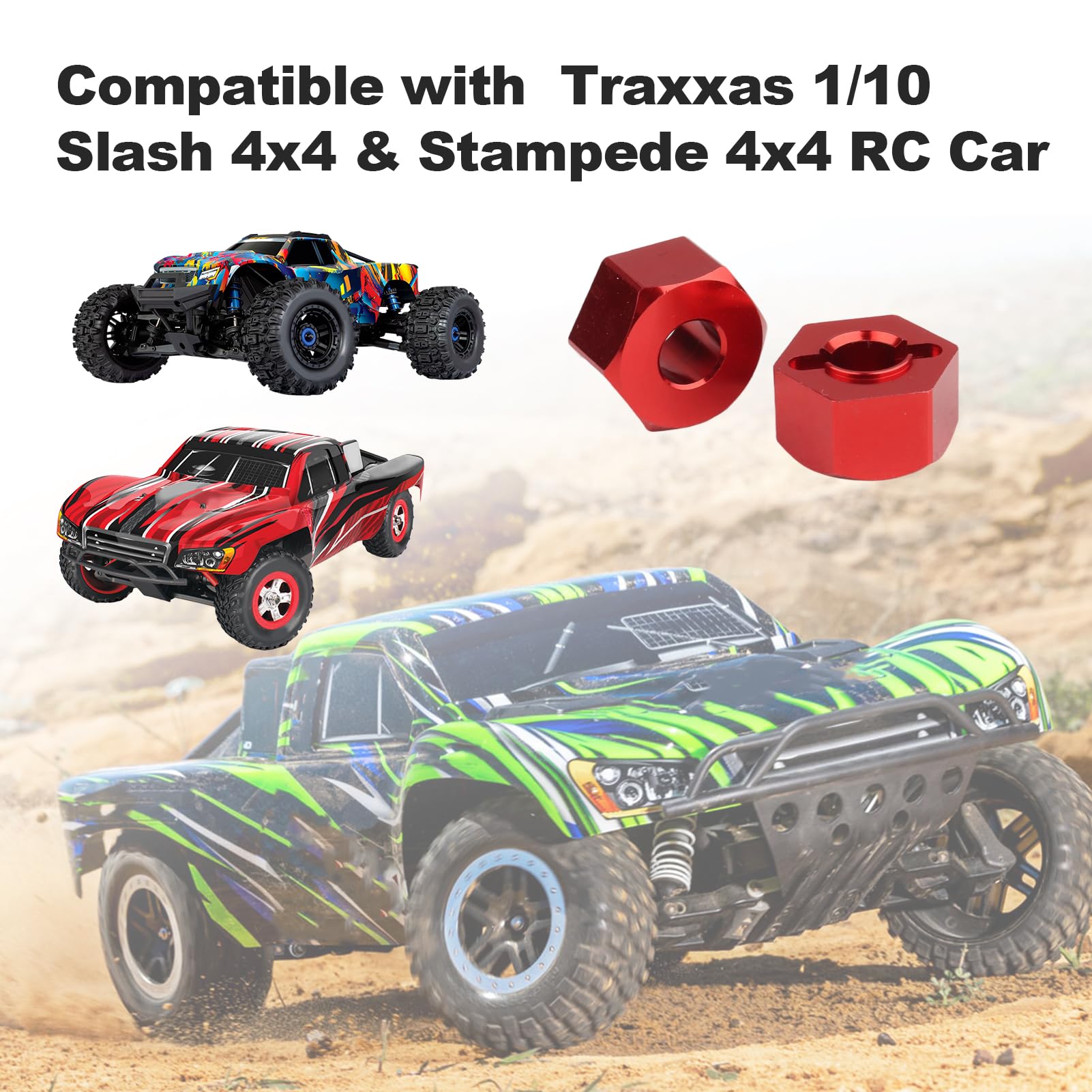 Amazon.com: Hobbypark Aluminum 12mm Hex Wheel Hubs(4