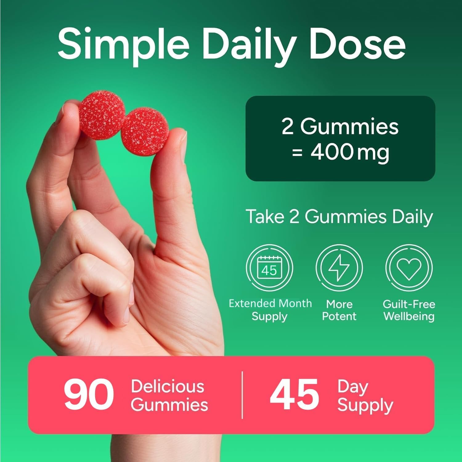 Sugar-Free Berberine Gummies - with Ceylon Cinnamon, Milk Thistle & ACV - No More Capsules or Pills — Amazon image 2