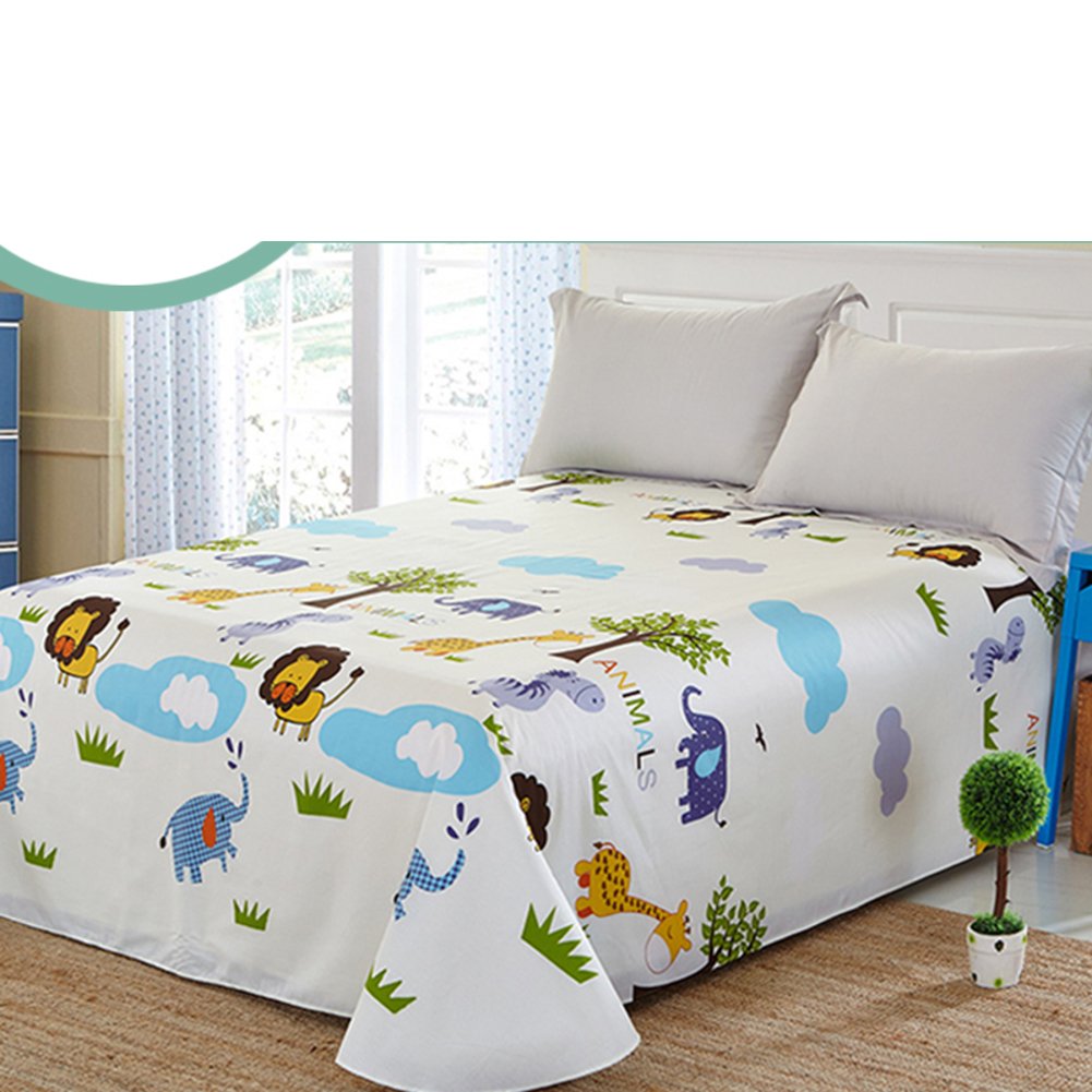 Drap double en coton 160x230cm pour remplacer votre linge de lit usé