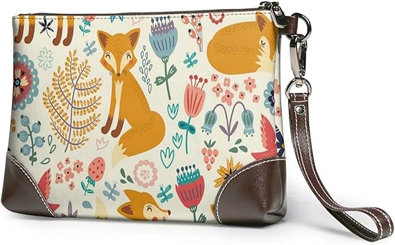 Amazon クラッチバッグ セカンドバッグ 手持ちバッグ 本革 おしゃれ 人気 メンズ レディース 贈り物 かわいい狐 シューズ バッグ