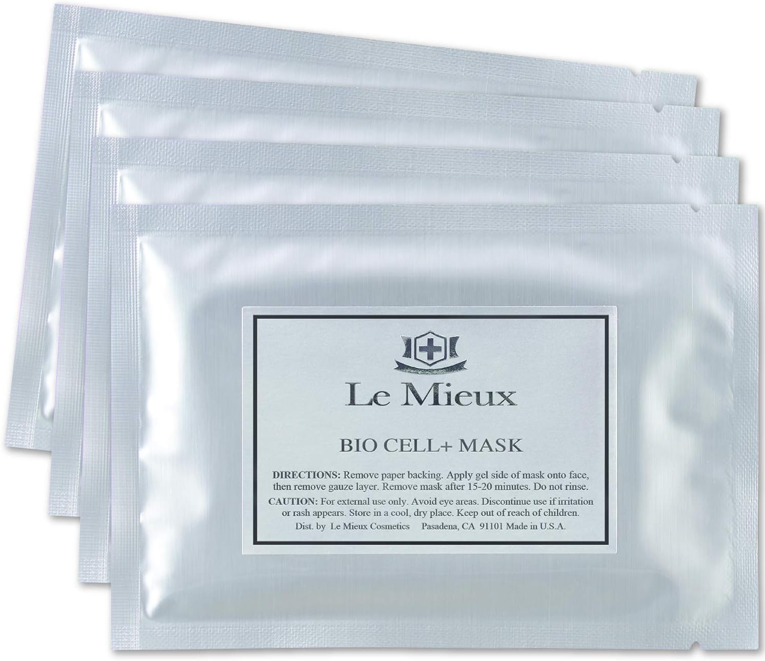 Amazon.com : Le Mieux Bio Cell+ Mask - Marine Collagen & Peptide ...